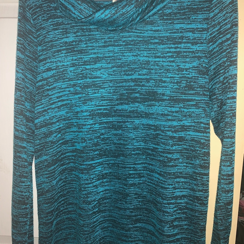 Teal and black Sweater